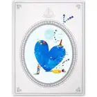 アートセレクション ラインストーン電報　ブルーハート