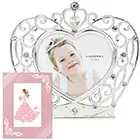 フォトフレーム電報　プリンセスティアラ　シルバー　台紙：アートセレクション　スウィートウェディング