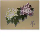 プリント　菊