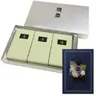 万葉ノ杉芳お線香セット（台紙：プリザーブドフラワー　ラメント）