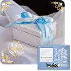 YUMI KATSURA【★限定品】ジュエリーケース電報 ユミカルトナージュ 台紙:YUMI KATSURA ディパーチュアーブルー